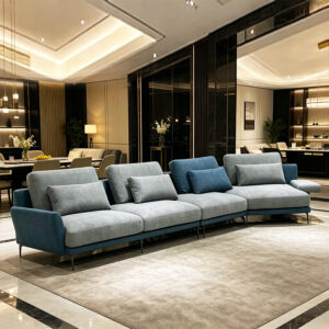 Semi Corner Fabric Sofa