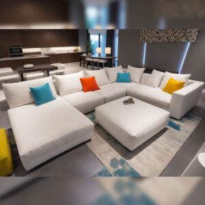 Modular Corner Fabric Sofa