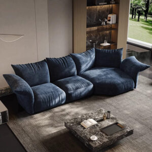 Flower Pedal Fabric Sofa